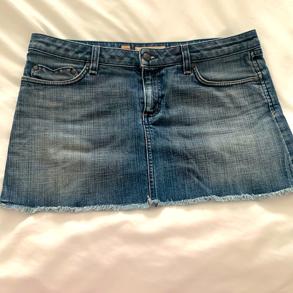 Vintage Juicy Couture Denim Jean Skirt Size 30